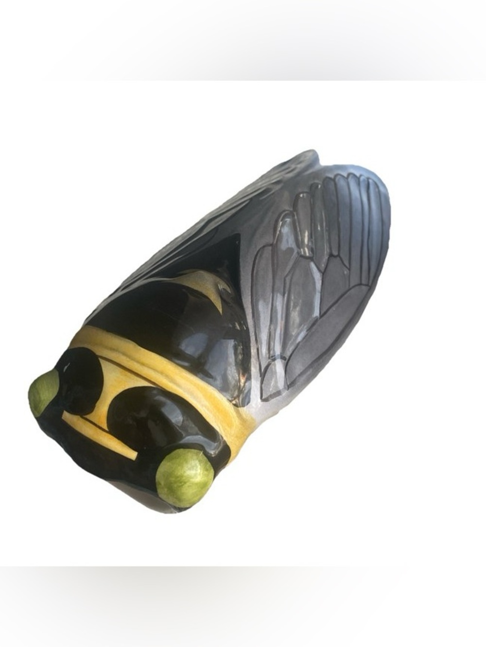 Louis Sicard Cicada Wall Pocket a classic piece of Provençal pottery 6.5” France